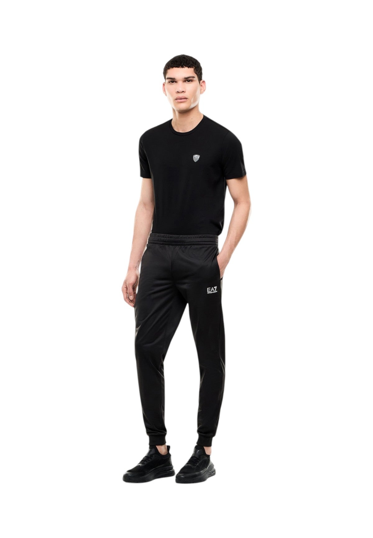 T-shirt a Maniche Corte 8NPT16 Black