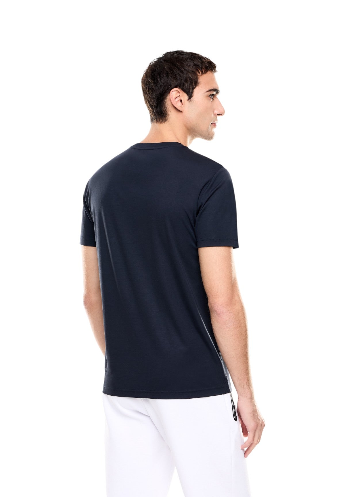 T-shirt a Maniche Corte 8NPT16 Armani Blue