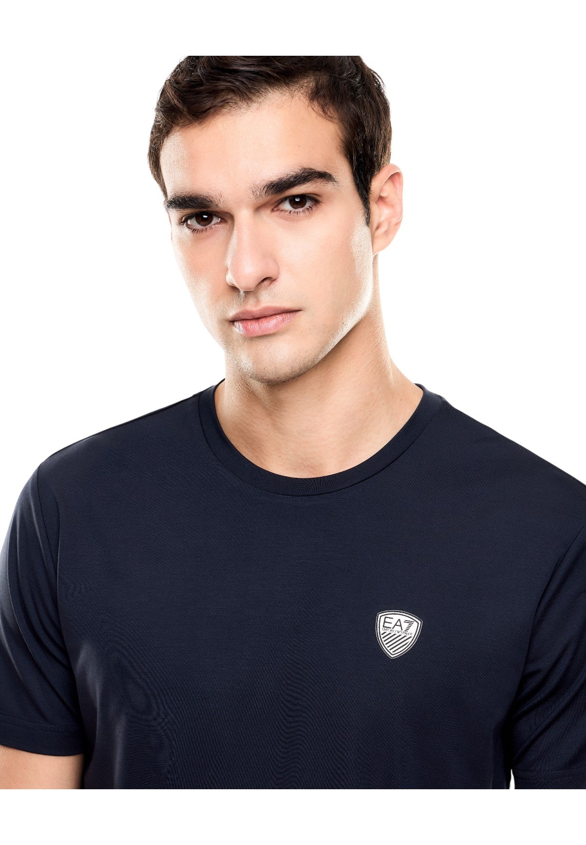 T-shirt a Maniche Corte 8NPT16 Armani Blue