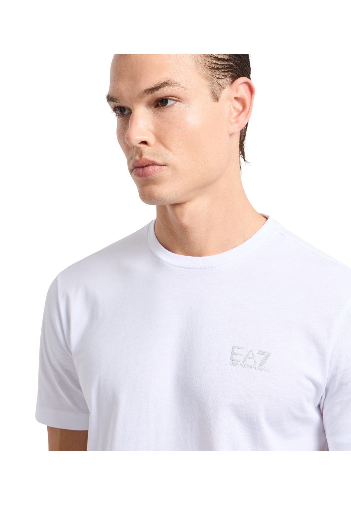 T-shirt a Maniche Corte 8NPT25 Bianco Ottico