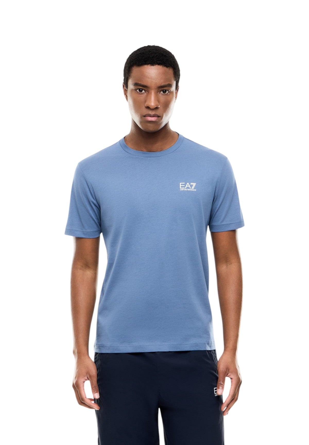 T-shirt a Maniche Corte 8NPT25 Blue Horizon