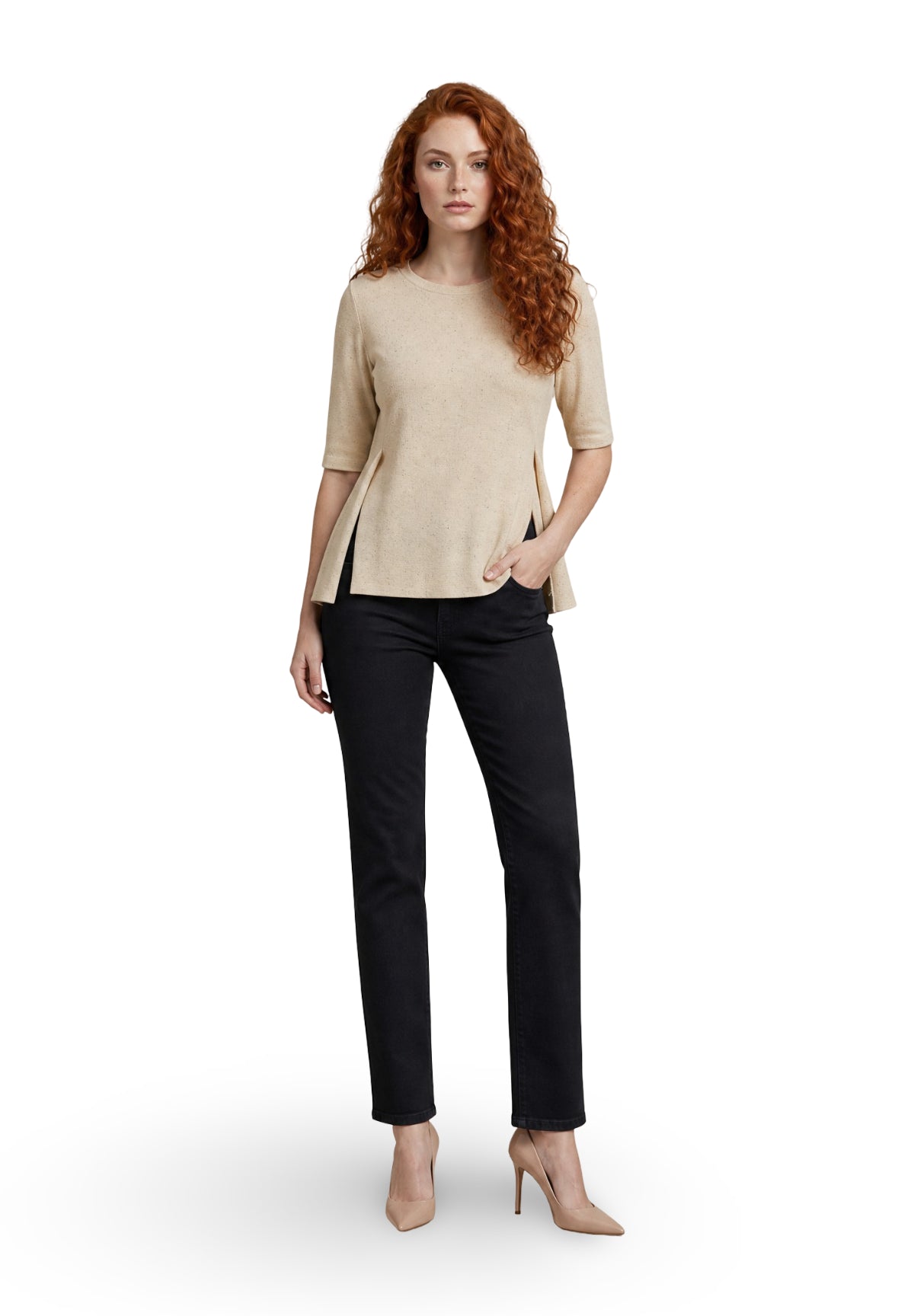 Maglia 2615361221200 EMMAGRUME Cammello
