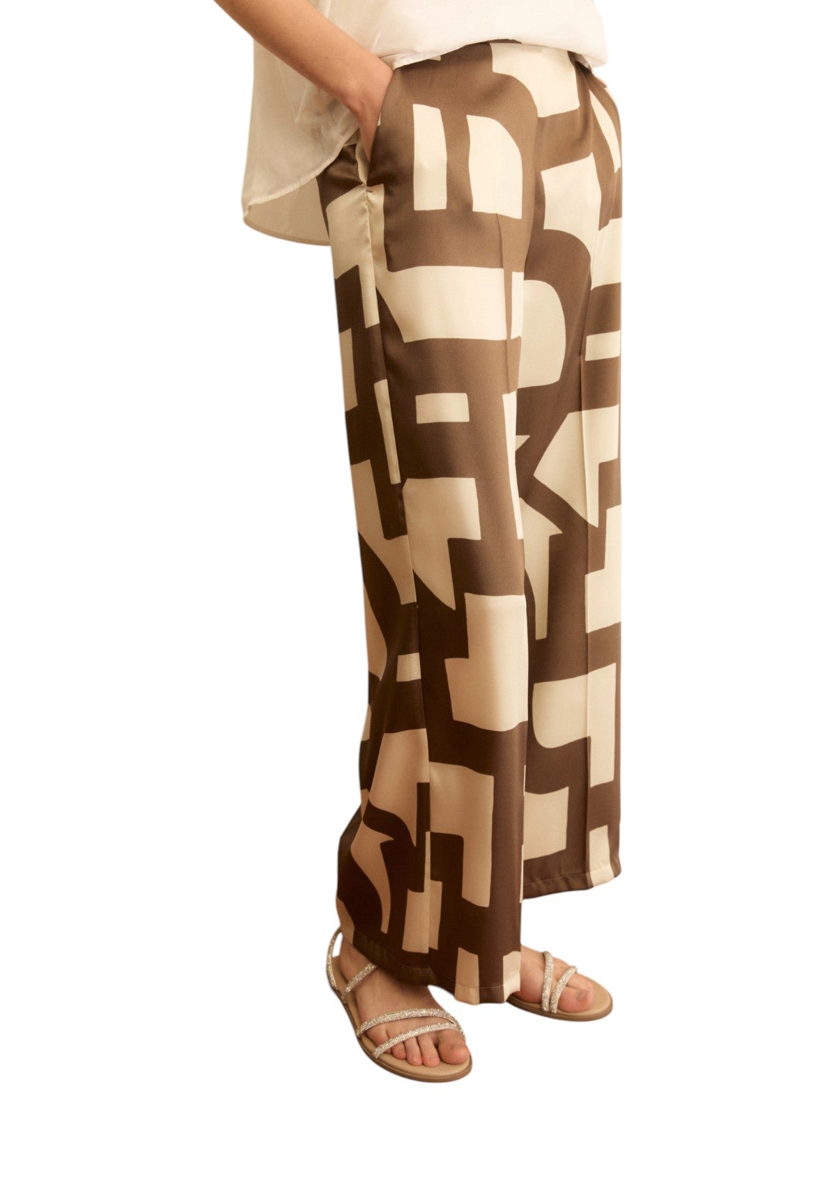 Pantaloni 2615131152200 EMMALBERO Tortora