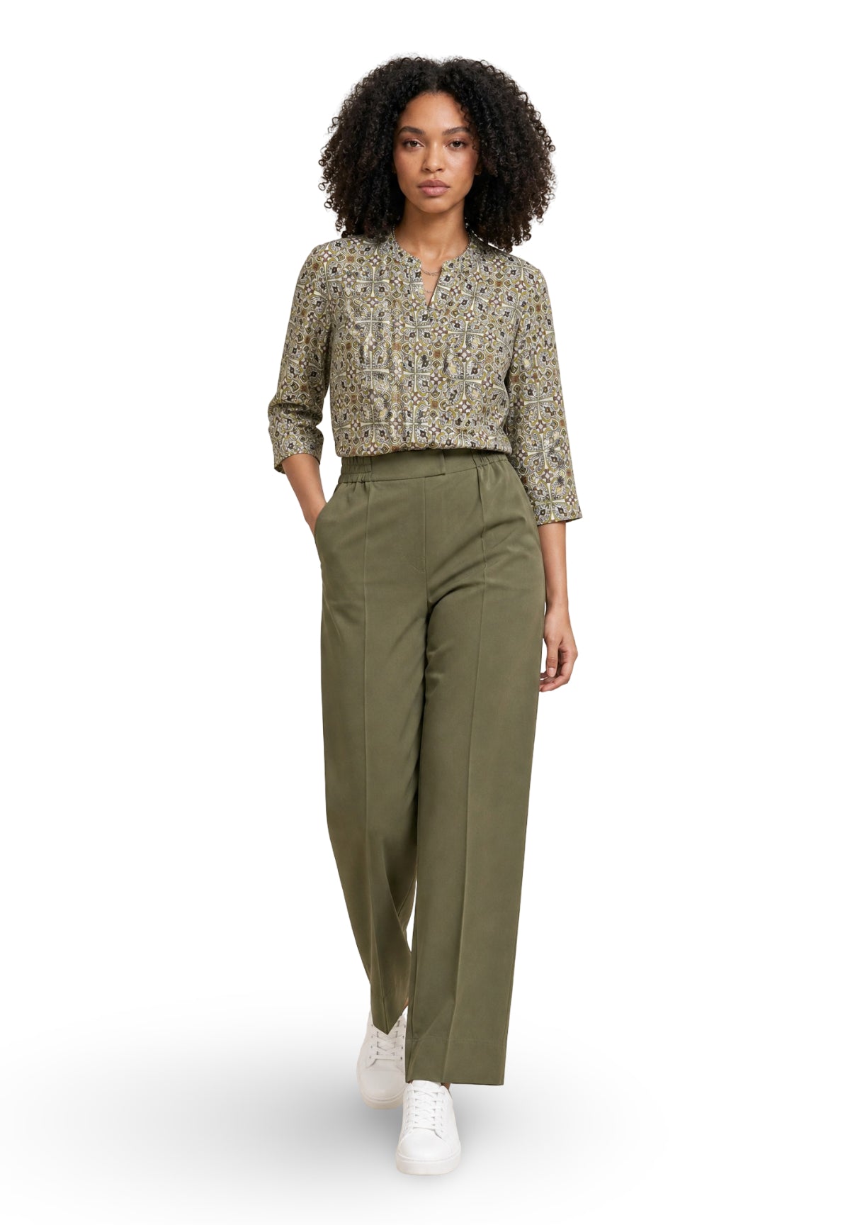 Pantaloni 2615131022200 EMMANGOLO Verde militare