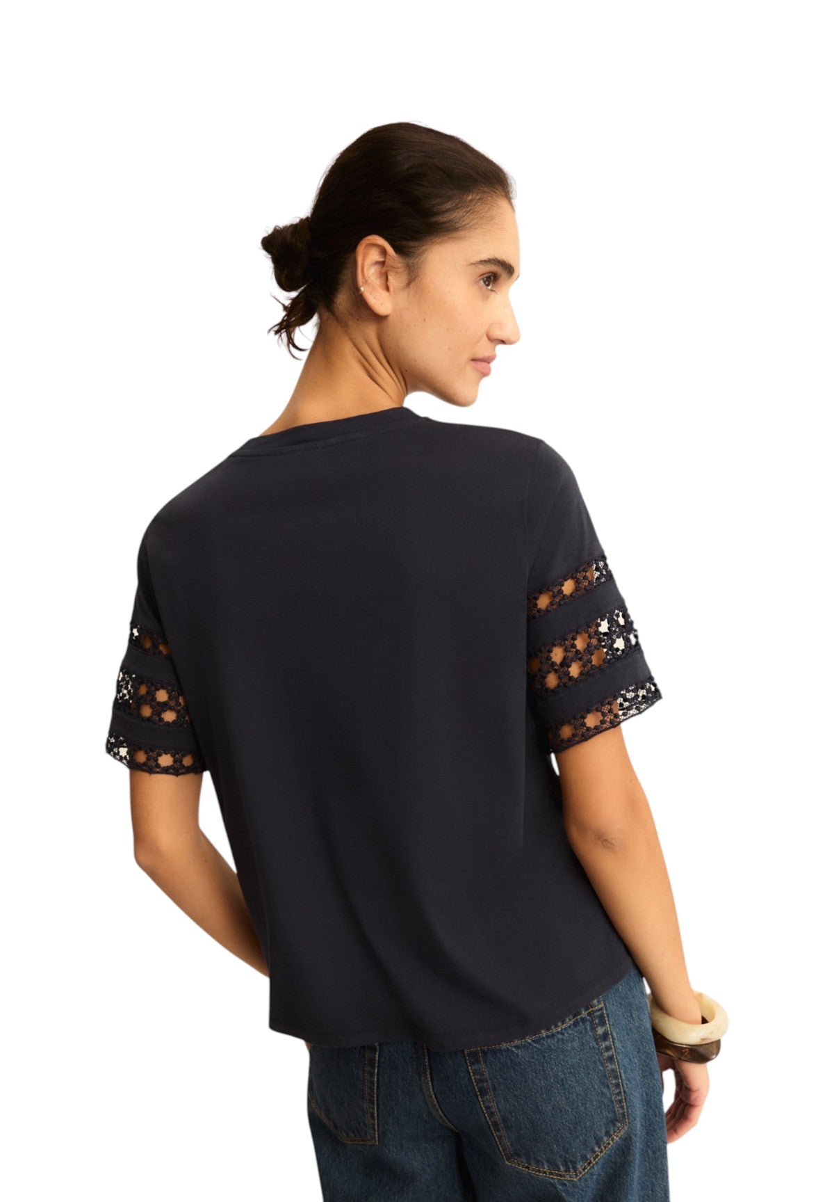 T-shirt a Maniche Corte 2615971042200 EMMAPE Blu notte