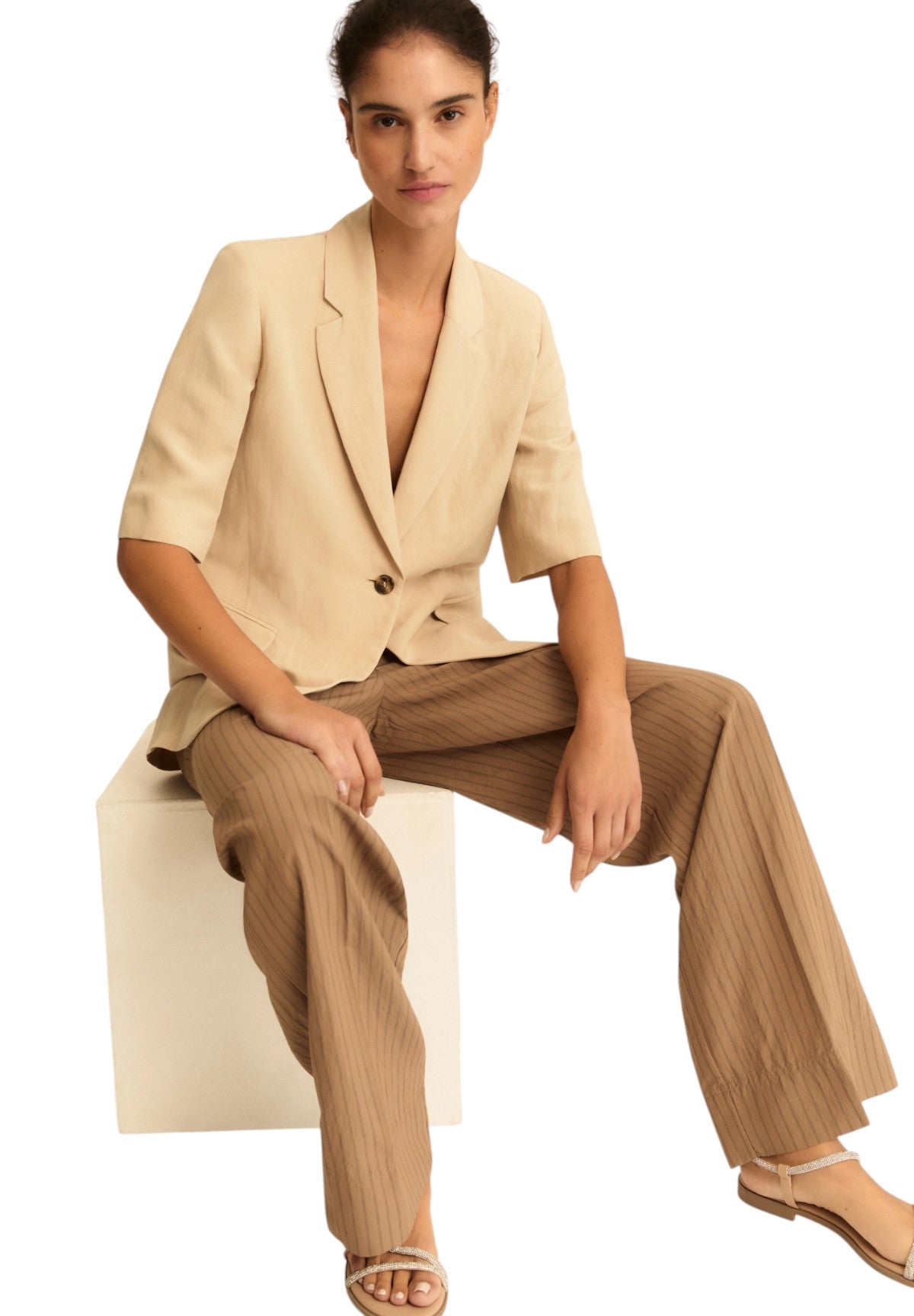 Giacca 2615041032200 EMMCORONE Beige