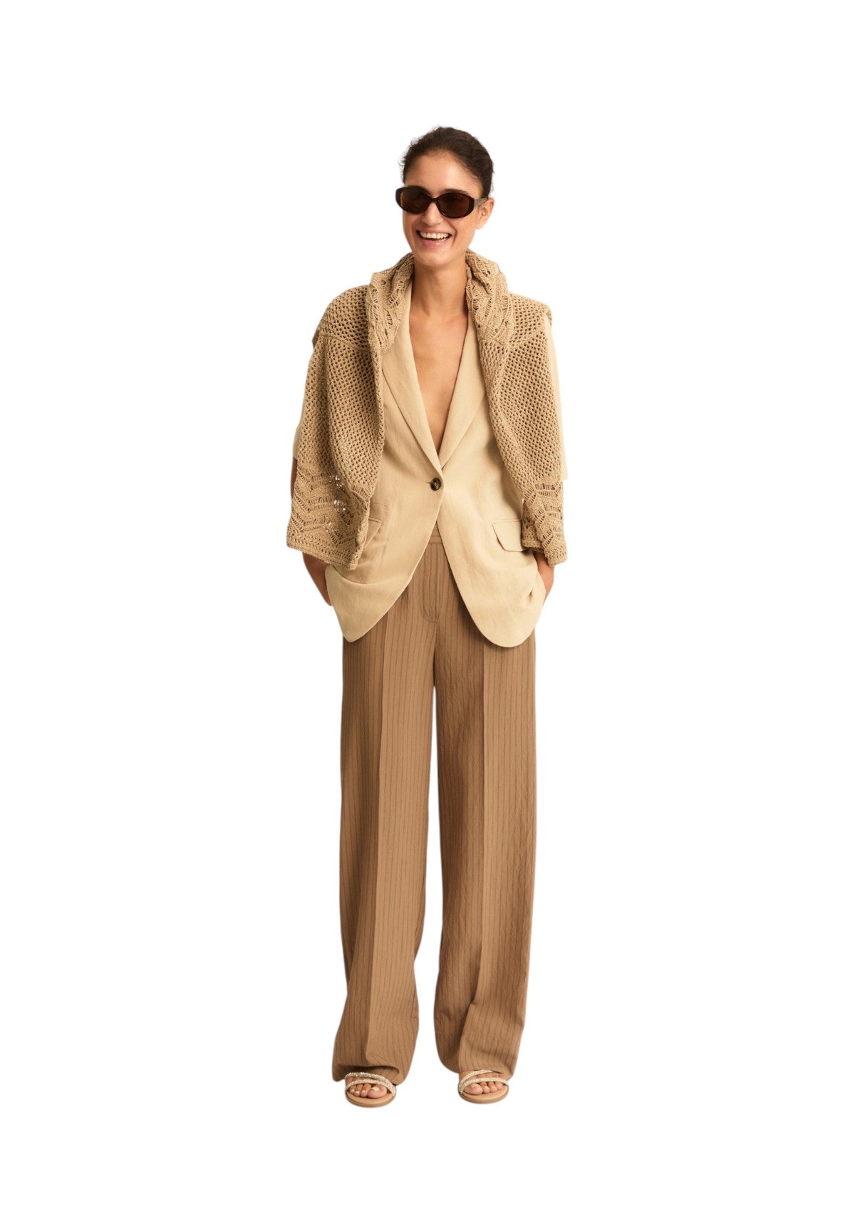 Giacca 2615041032200 EMMCORONE Beige