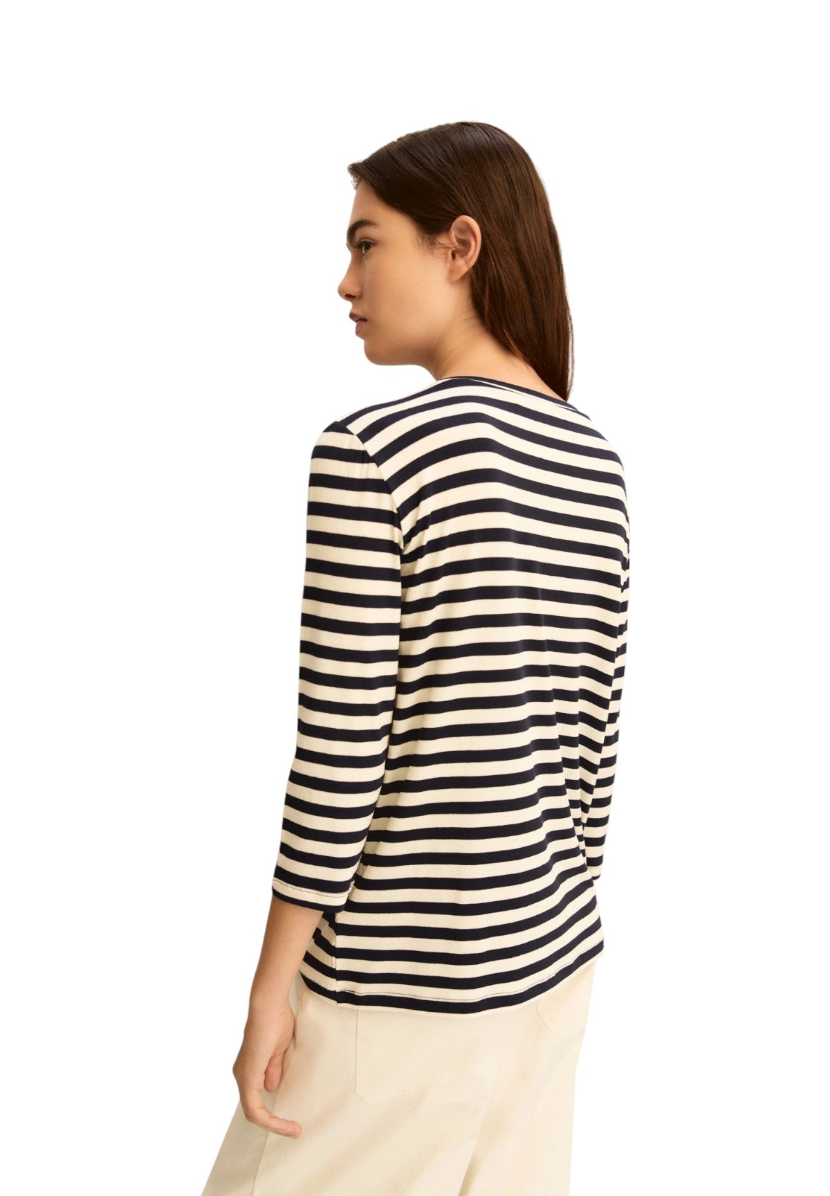 T-shirt a Maniche Lunghe 2615971011200 EMMCOSETTA Blu