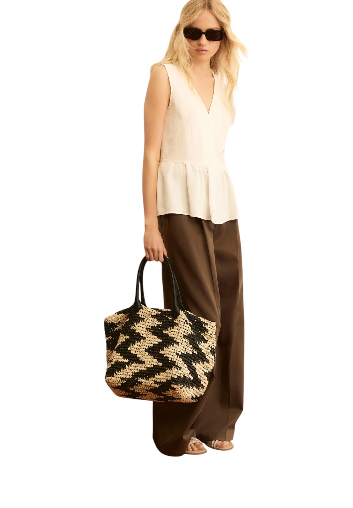 Top 2615161102200 EMMELMO Bianco