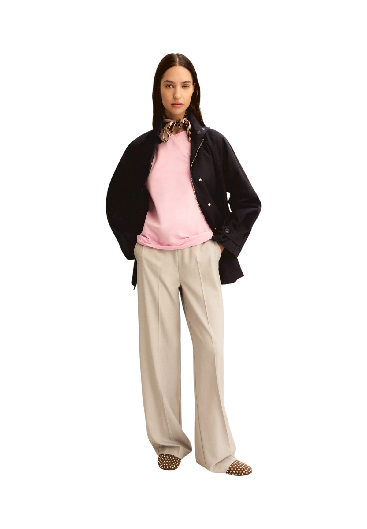 Pantaloni 2615131091200 EMMFETTA Grigio chiaro