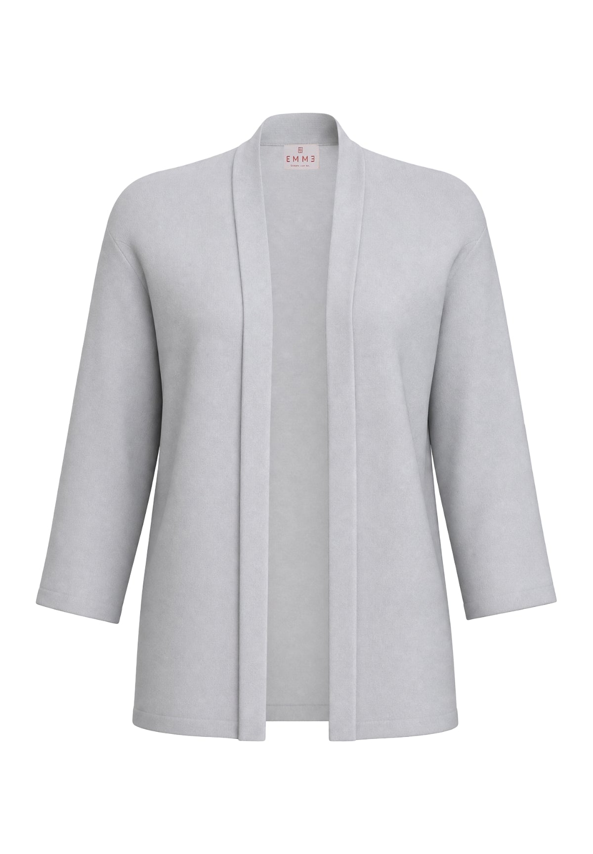 Cardigan 2615341041200 EMMGELA Grigio chiaro melange