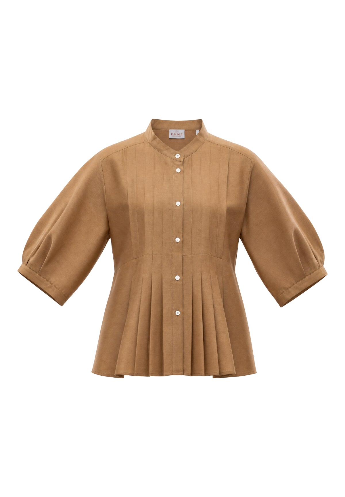 Camicia Coreana 2615111112200 EMMGIGA Cammello