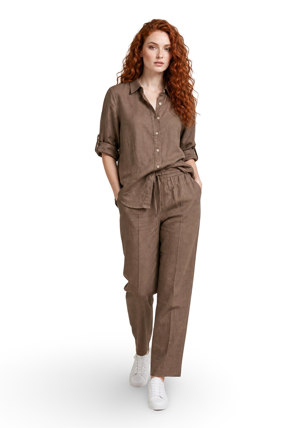 Camicia Overshirt 2615111122200 EMMGIRELLO Tortora