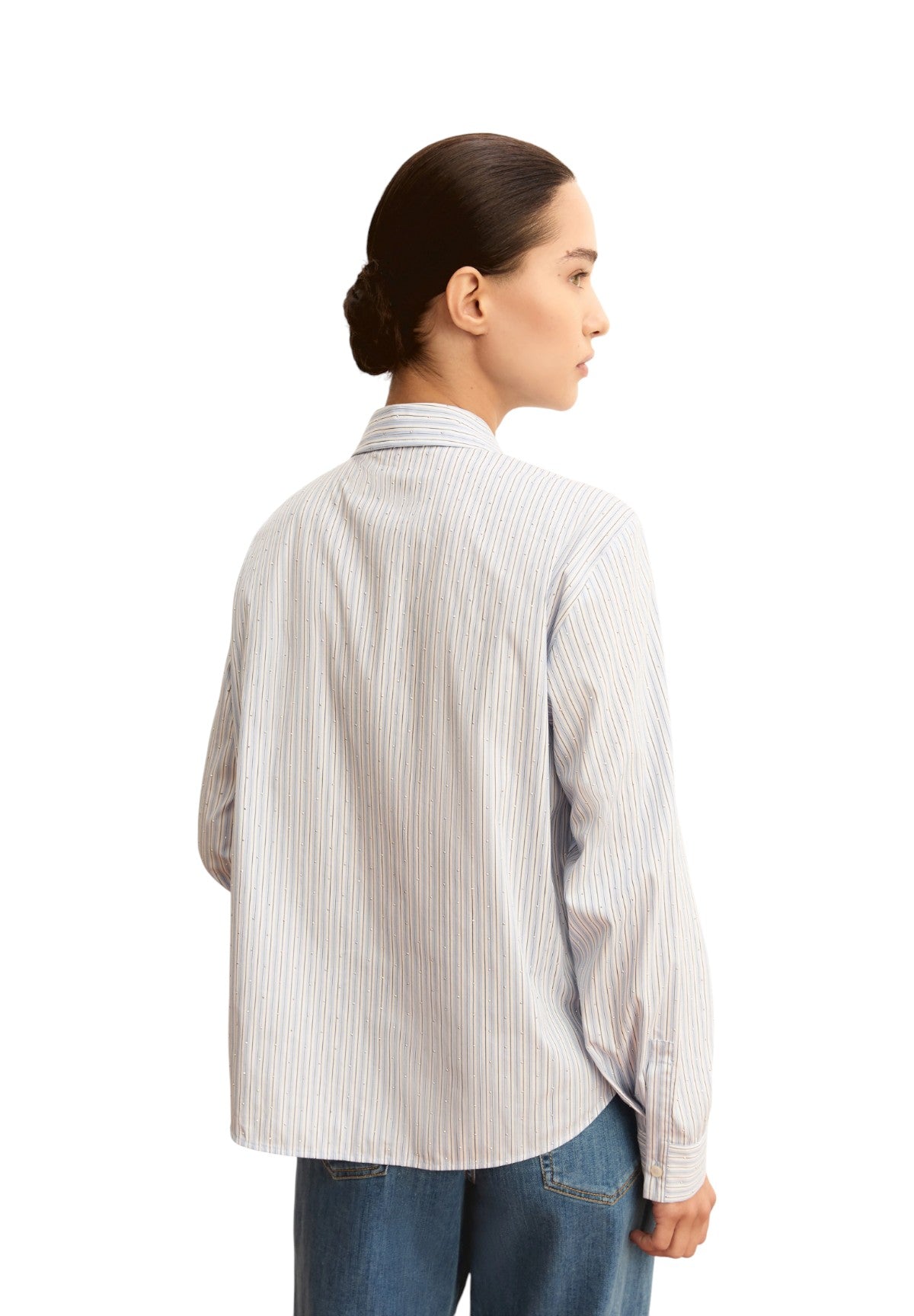 Camicia a Maniche Lunghe 2615111121200 EMMLIUTI Azzurro