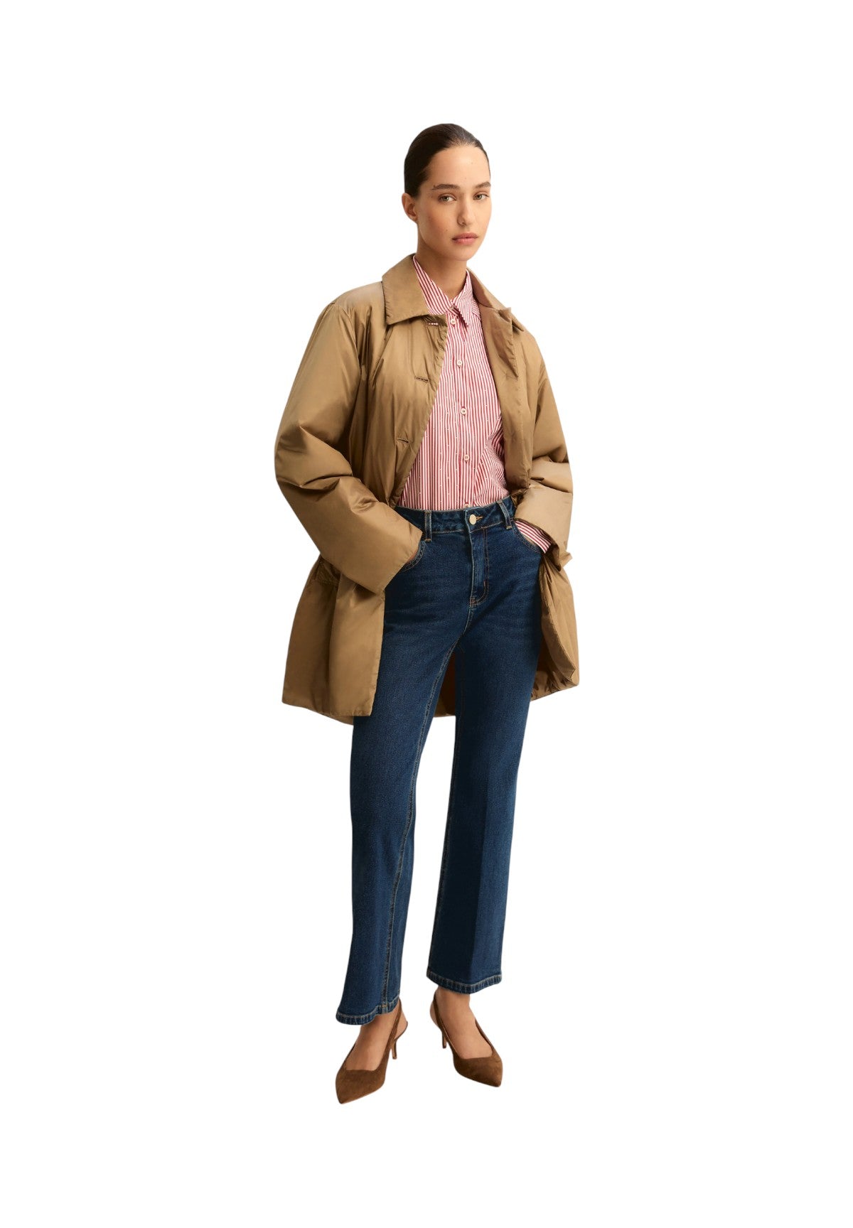 Camicia a Maniche Lunghe 2615111121200 EMMLIUTI Rosso