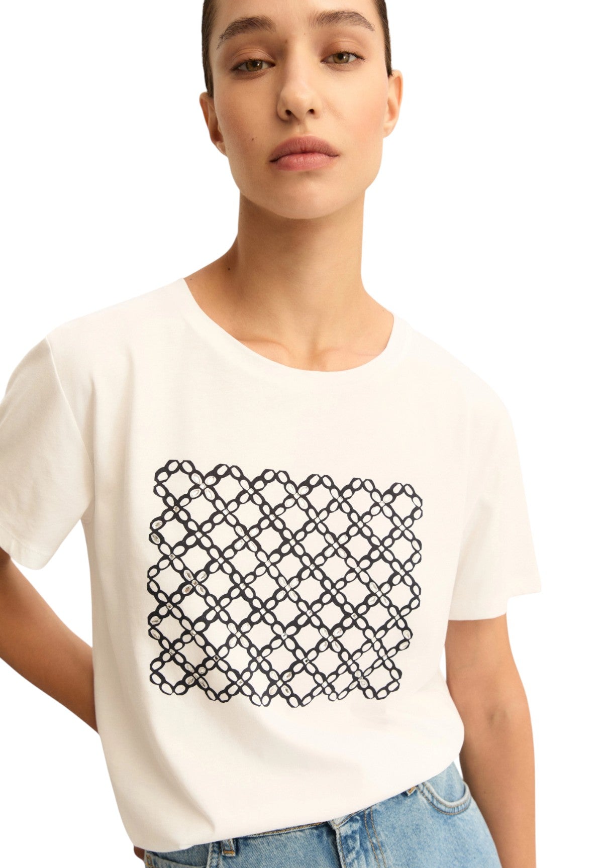 T-shirt a Maniche Corte 2615971051200 EMMRACCONTO Blu