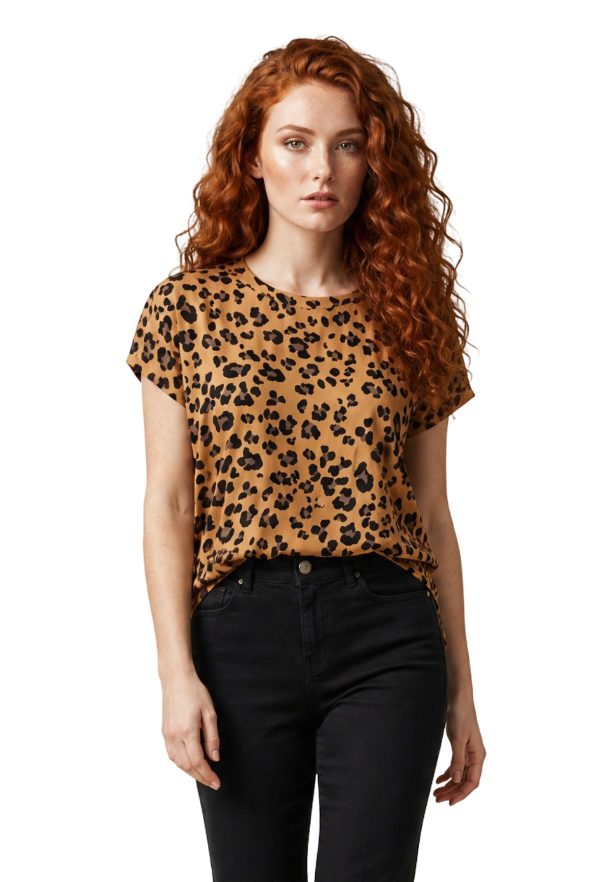 T-shirt a Maniche Corte 8NPT25 Black