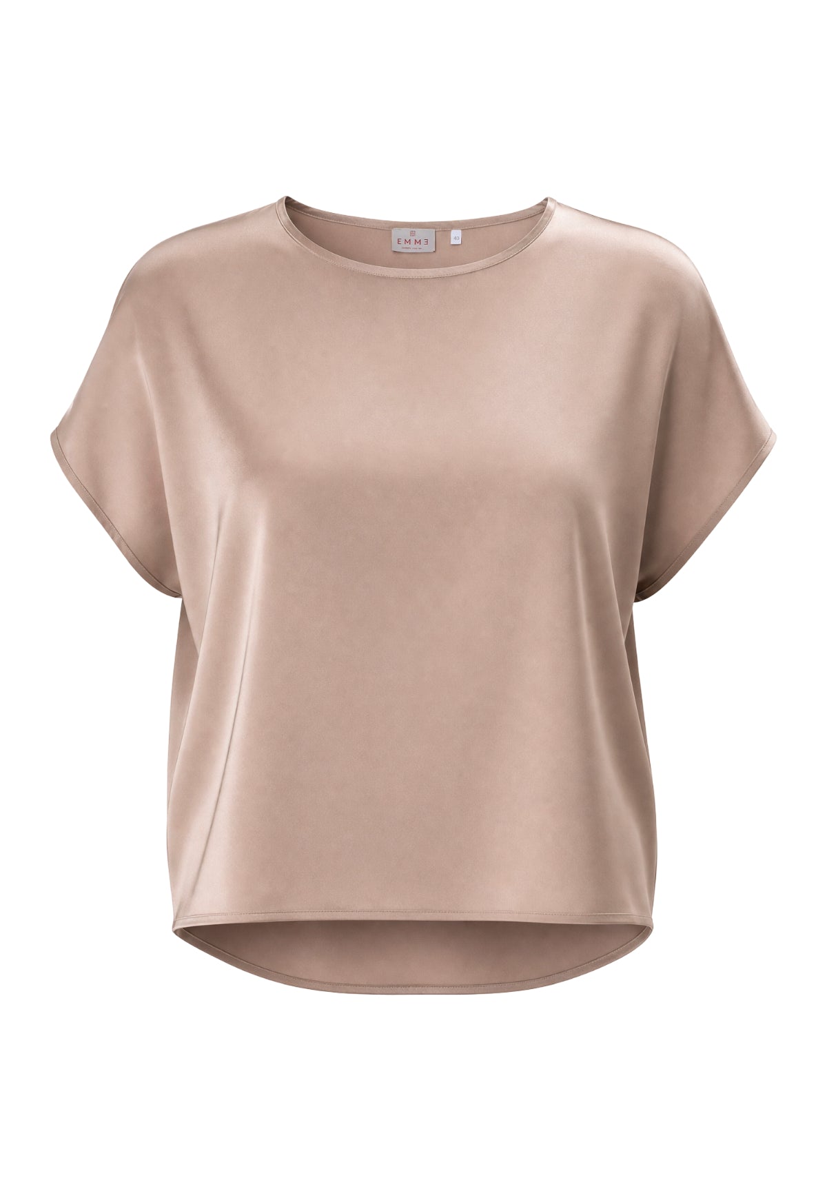 T-shirt a Maniche Corte 2615111182200 EMMRANGHI Beige