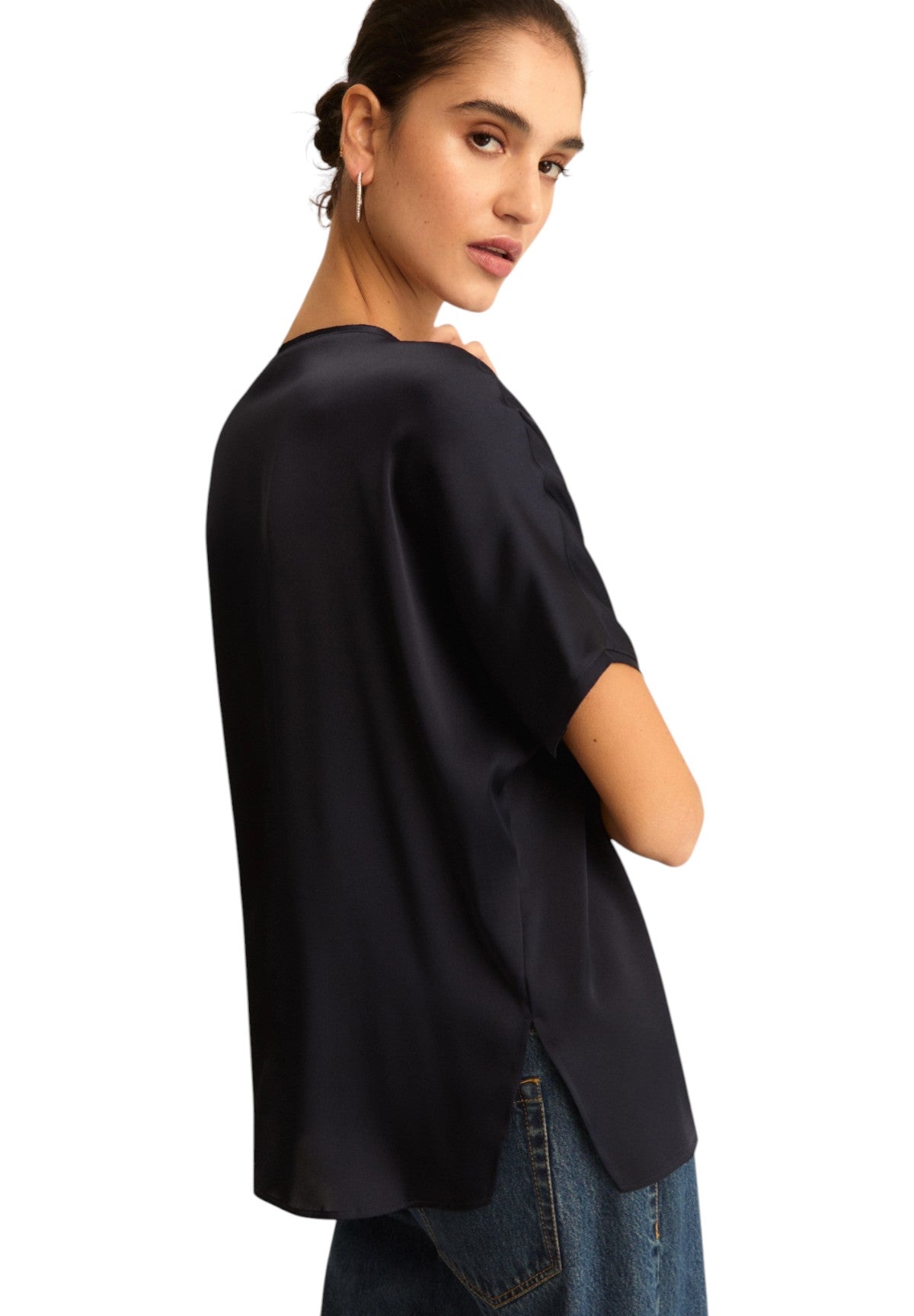 T-shirt a Maniche Corte 2615111182200 EMMRANGHI Blu