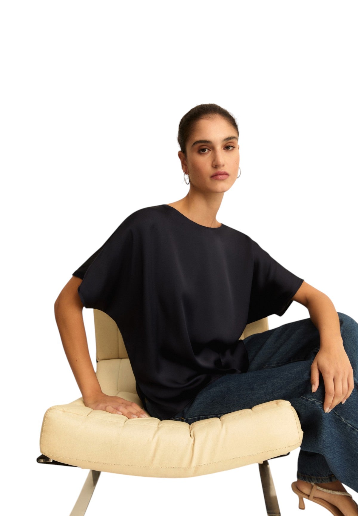 T-shirt a Maniche Corte 2615111182200 EMMRANGHI Blu