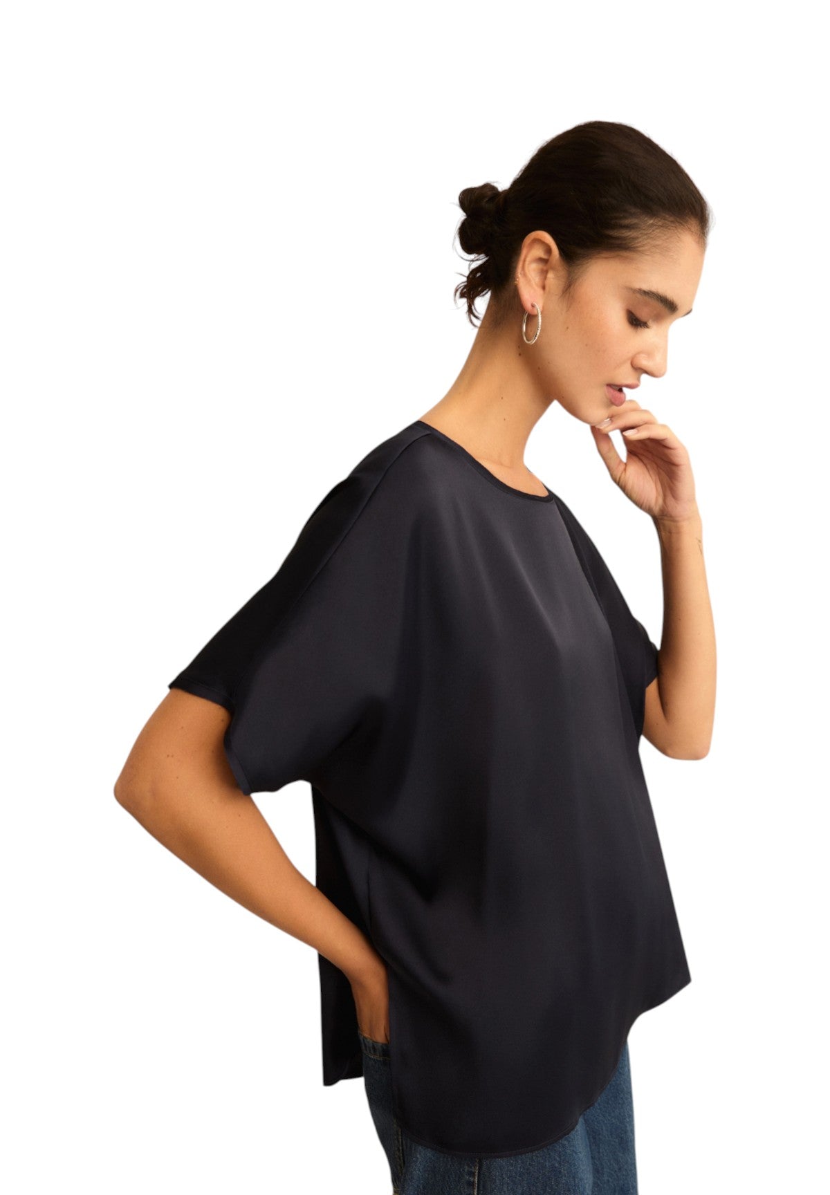 T-shirt a Maniche Corte 2615111182200 EMMRANGHI Blu