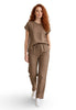Emme Marella Pantaloni 2615131232200 EMMSAUNA Tortora
