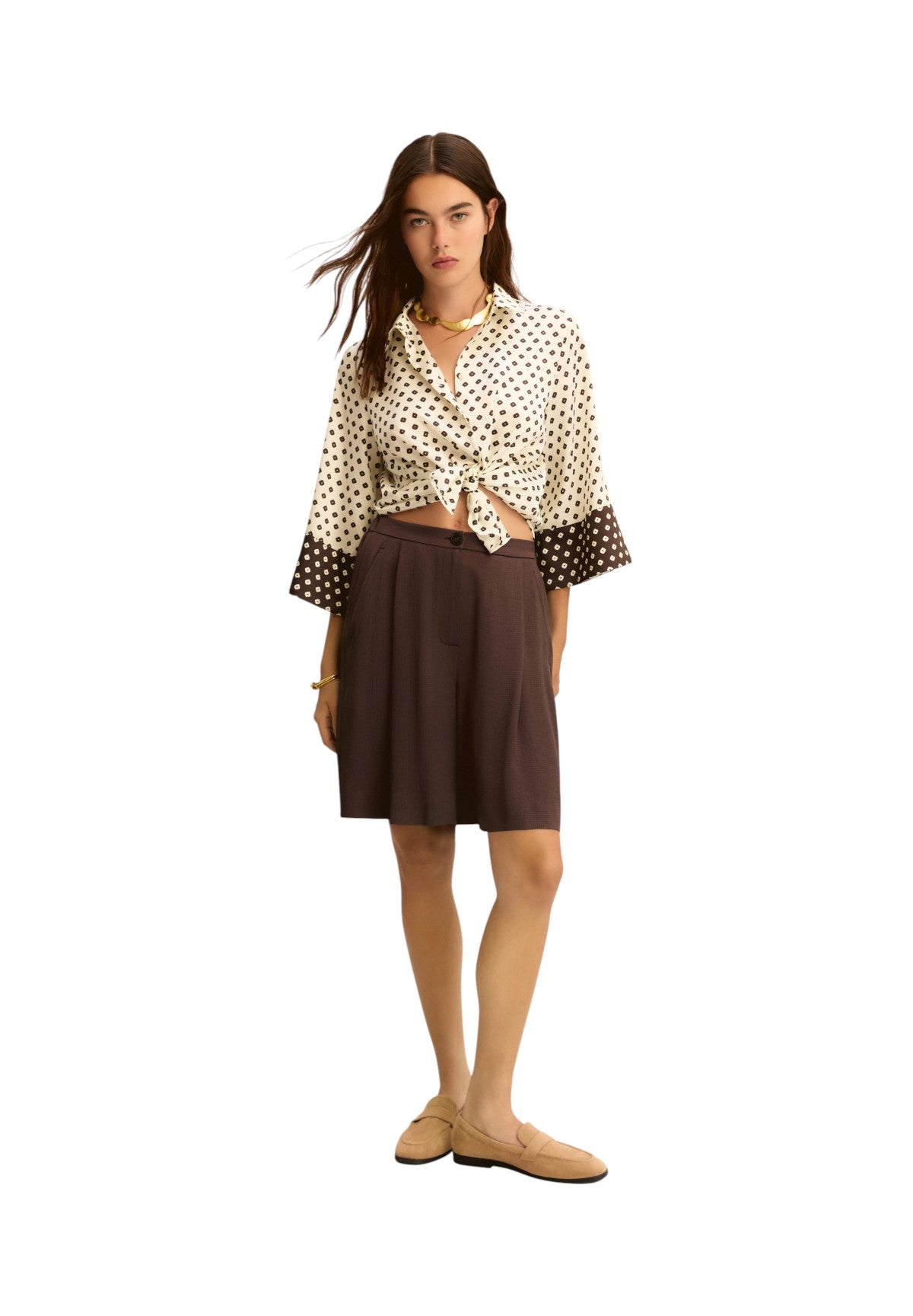 Camicia Overshirt 2615111241200 EMMSEVERO Bianco Lana