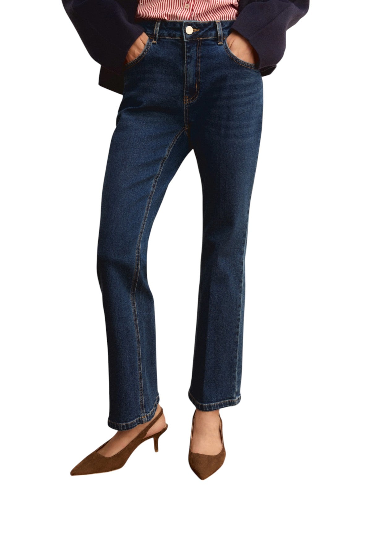 Jeans 2615181061200 EMMSLIMFLARE Blu