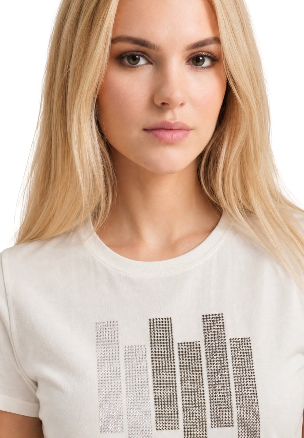 T-shirt a Maniche Corte 2615971071200 EMMTESSILE Bianco