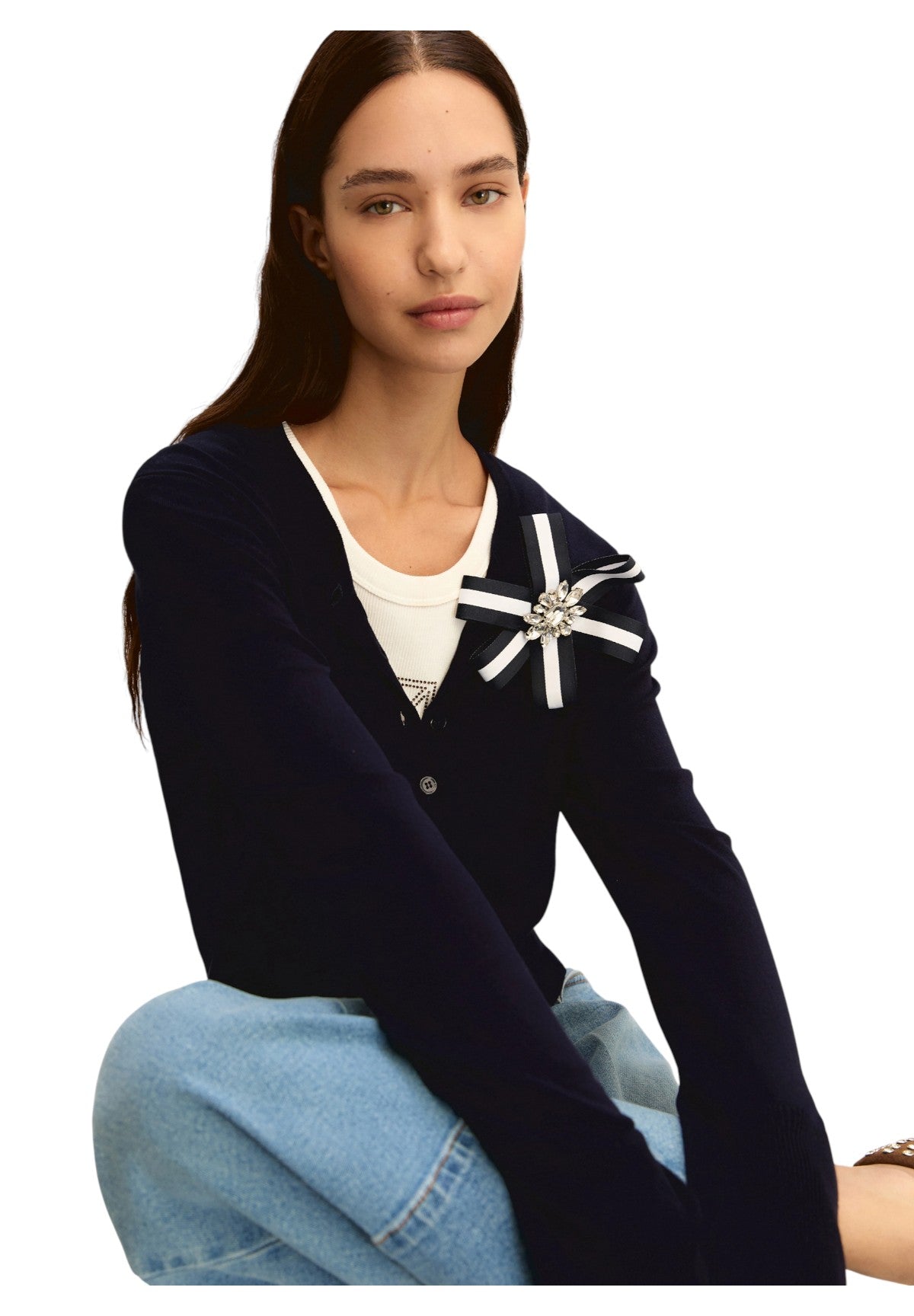 Cardigan 2615341031200 EMMVICARIO Blu