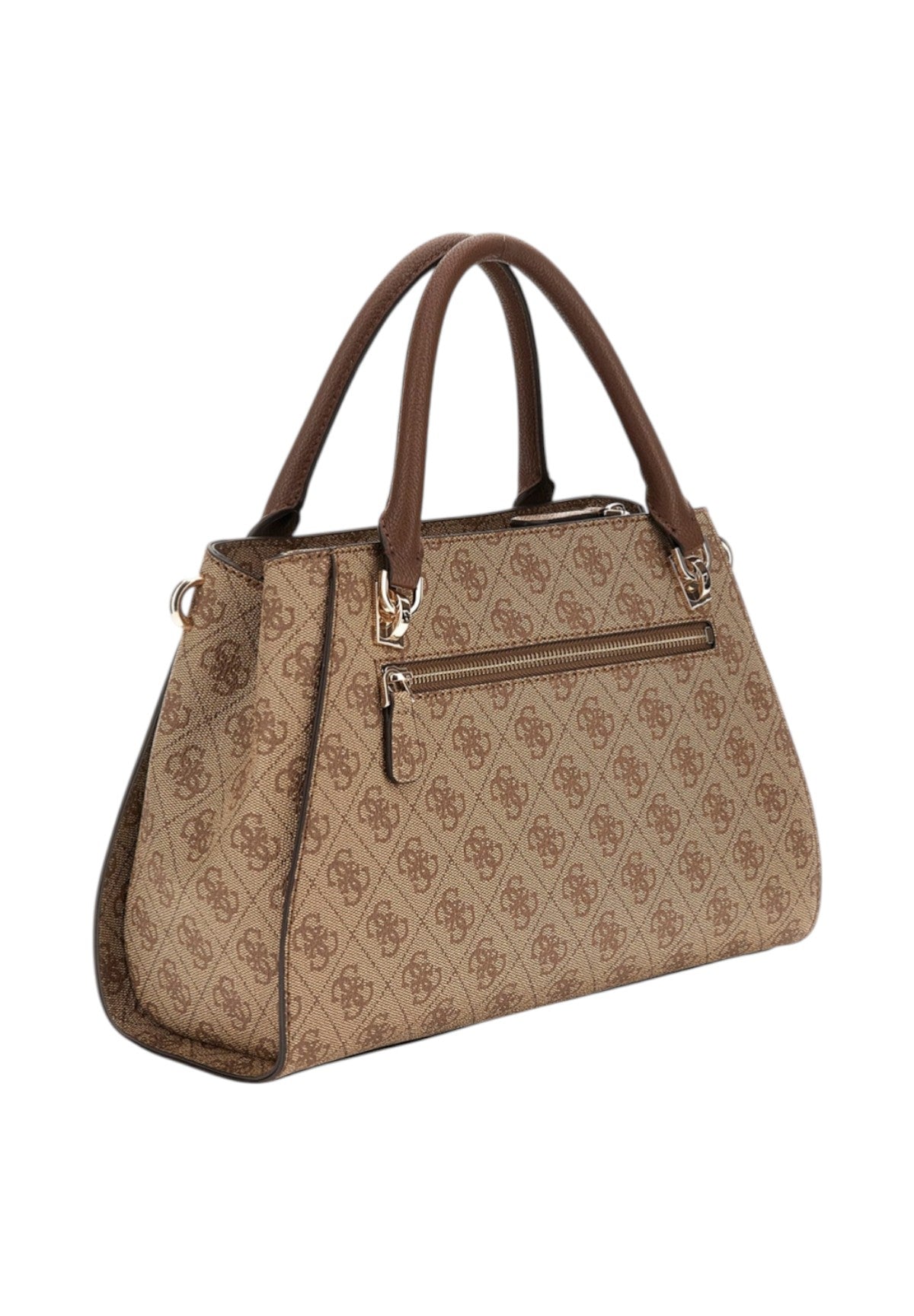 Borsa a Spalla Noelle Ii 3 Comp Shldr Xbody HWBG96 Latte Logo, Brown