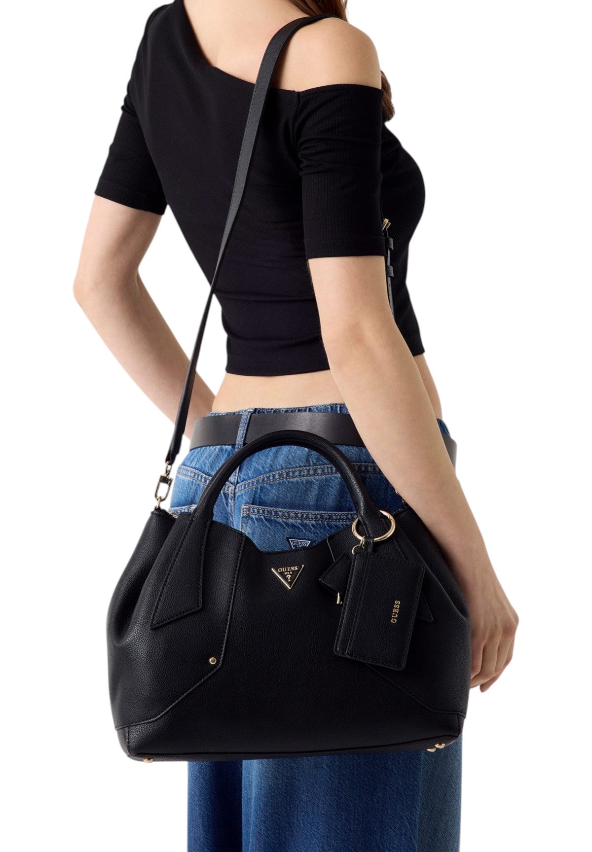 Borsa a Spalla Darcy Convertible Shoulder Bag HWBG99 Black