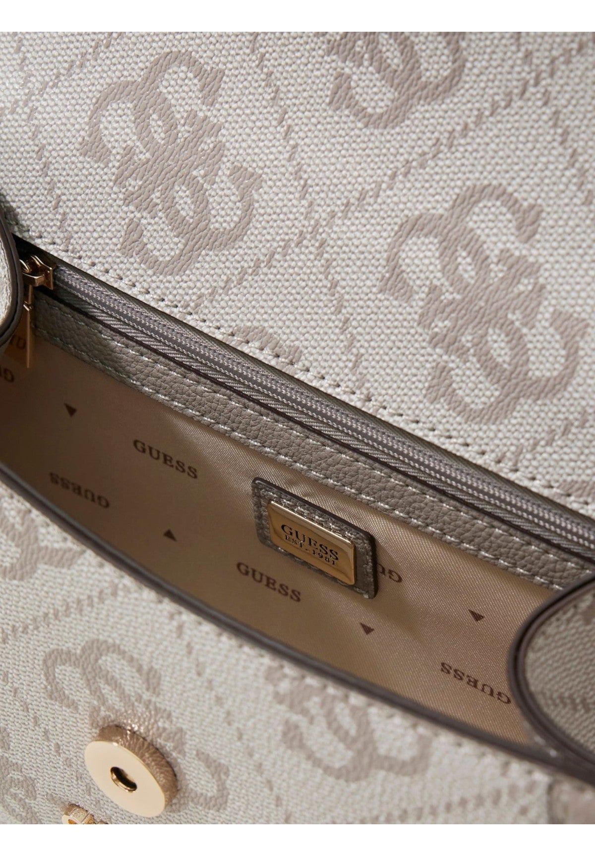 Borsa a Spalla Karnilla Logo Gfriend Carryall HWOS99 Dark Taupe Logo
