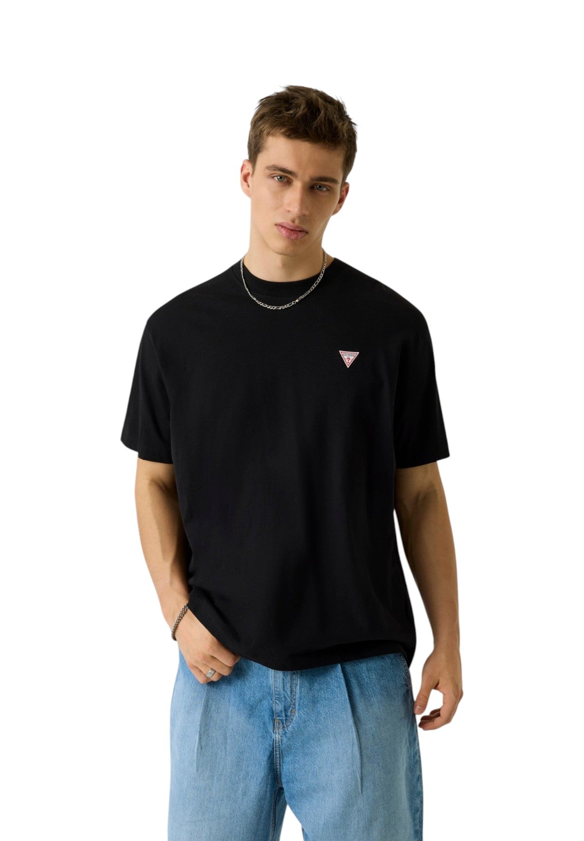 T-shirt a Maniche Corte Gj Ss Cn Os Mini Triangle Tee M4YI46 Jet Black A996