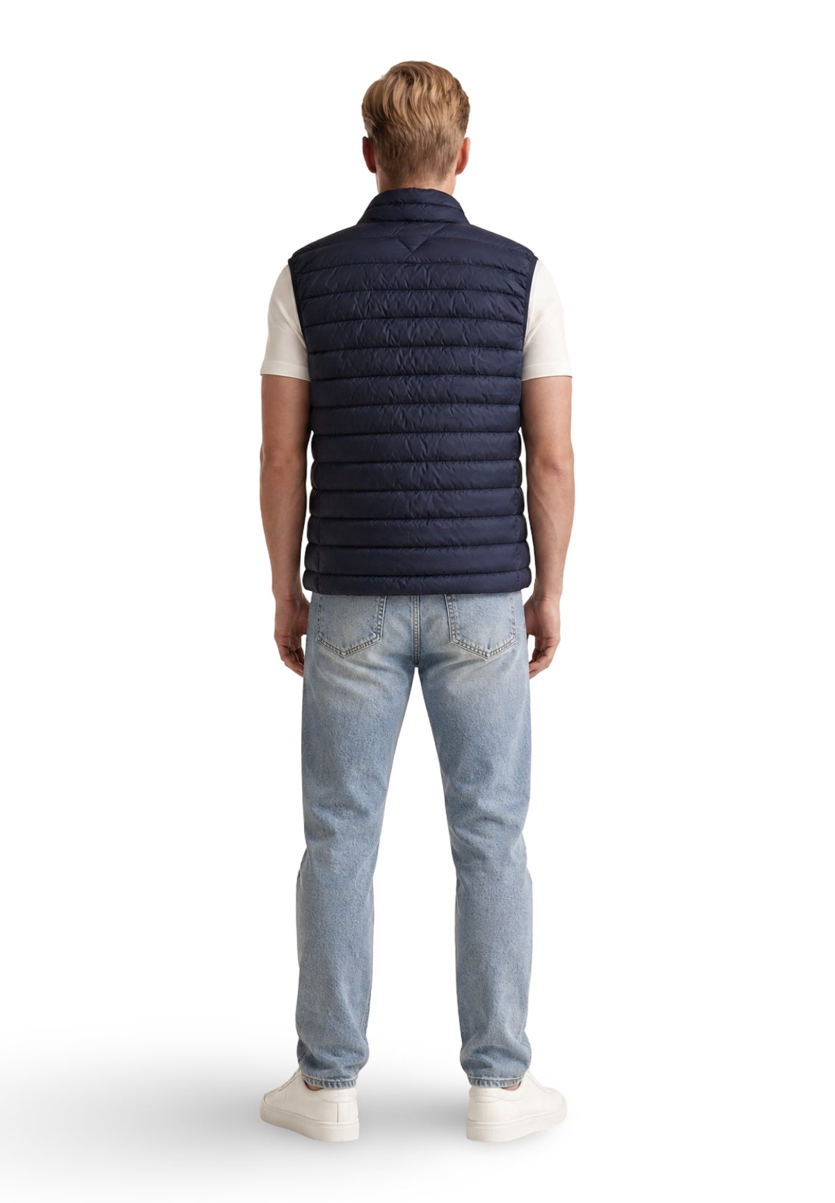 Smanicato Gilet Gj Hooded Puffer Vest M5RN55 Daring Ocean