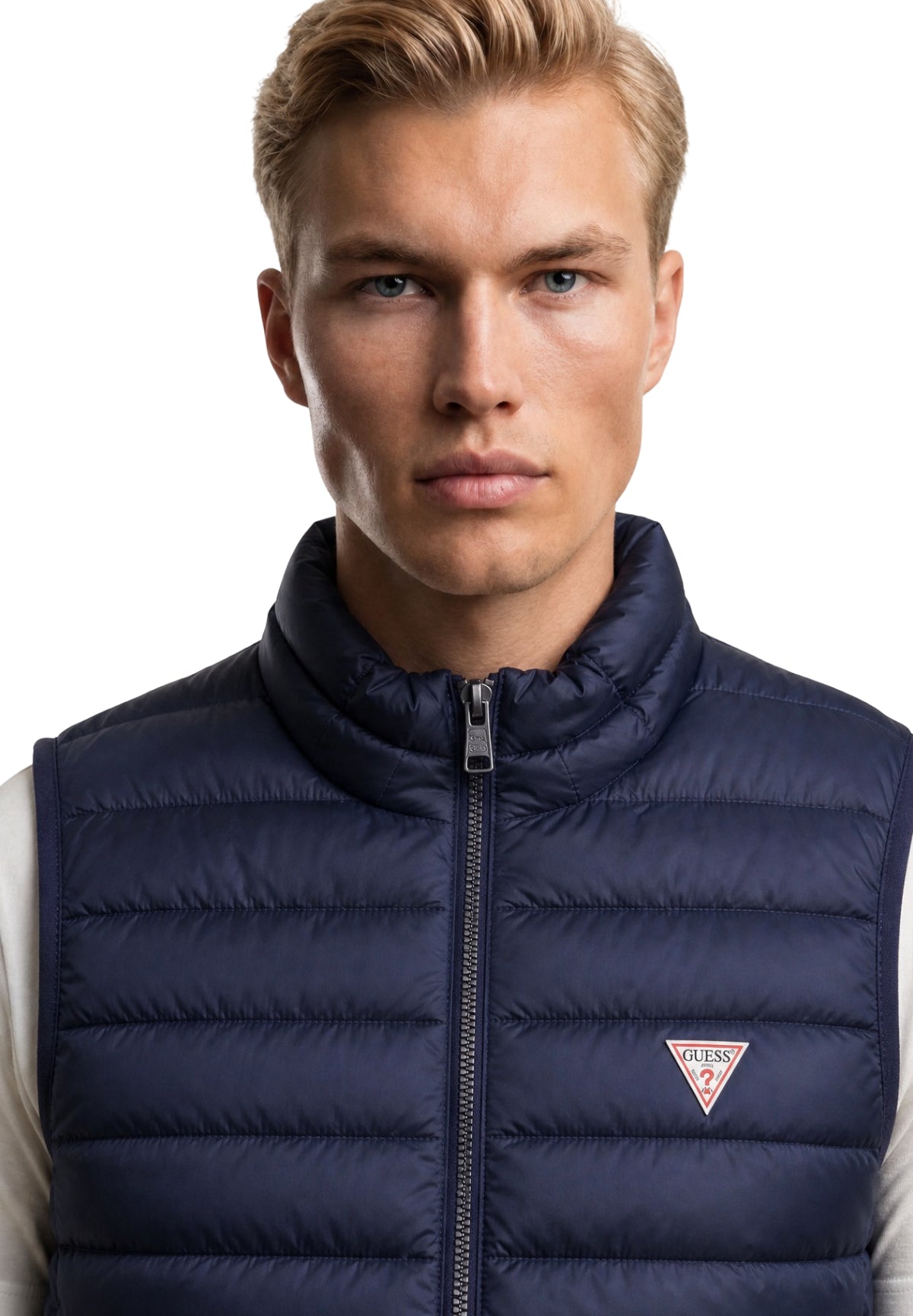 Smanicato Gilet Gj Hooded Puffer Vest M5RN55 Daring Ocean