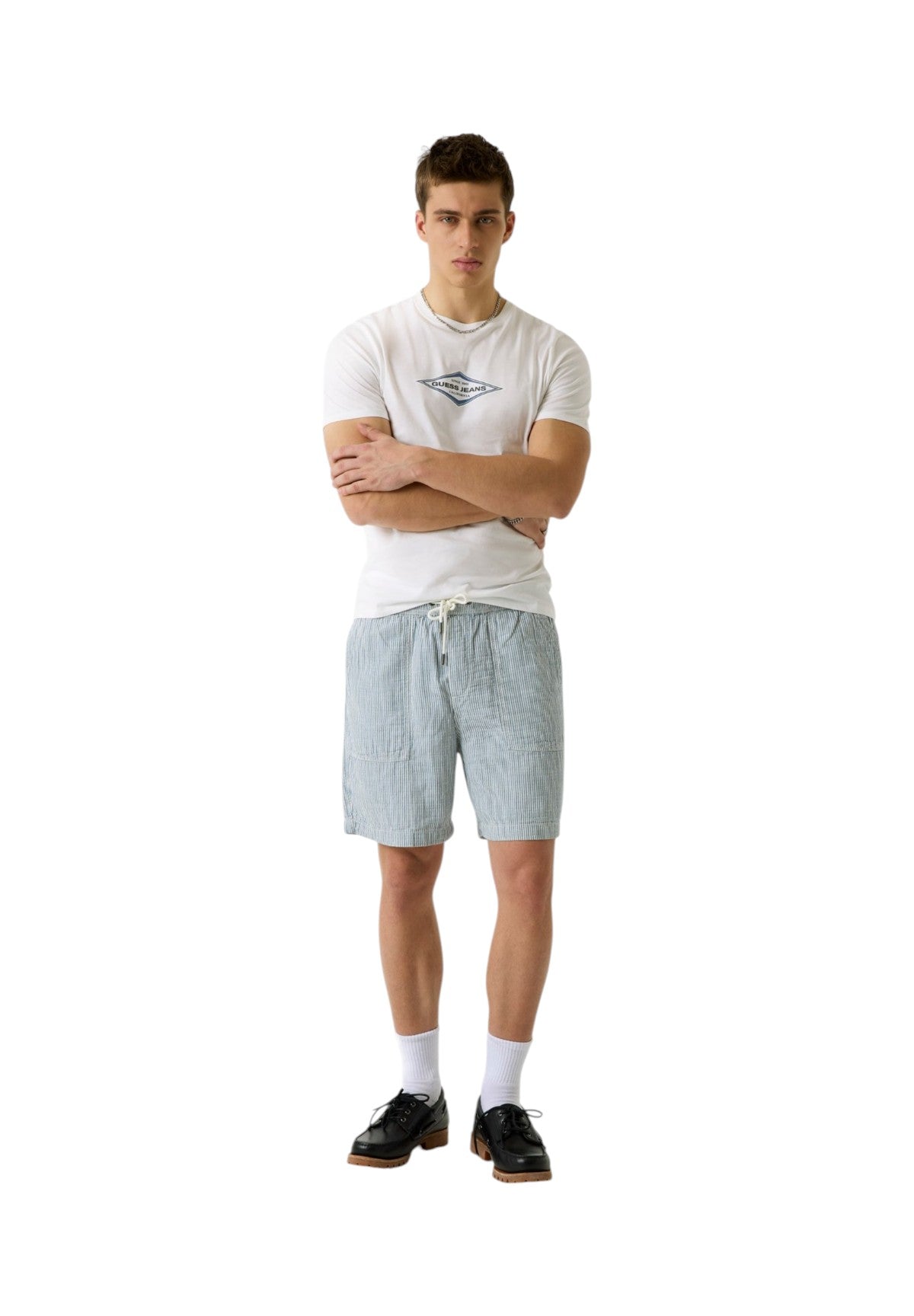 Bermuda Chino Gj Jogger Short M6GD56 Sugar Paper And Whit