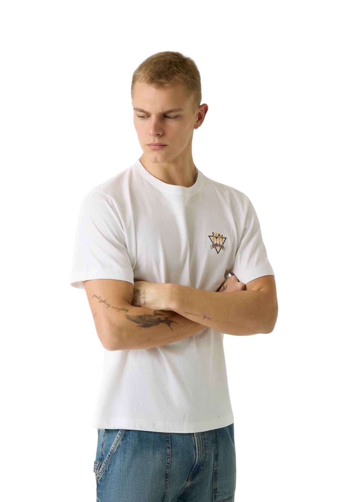 T-shirt a Maniche Corte Gj Ss Cn Reg Nautical Tee M6GIB7 Alabaster White