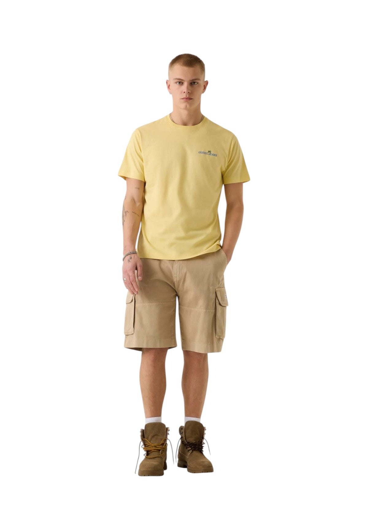 T-shirt a Maniche Corte Gj Ss Cn Reg West Coast Hotel M6GIC0 Yellow Field