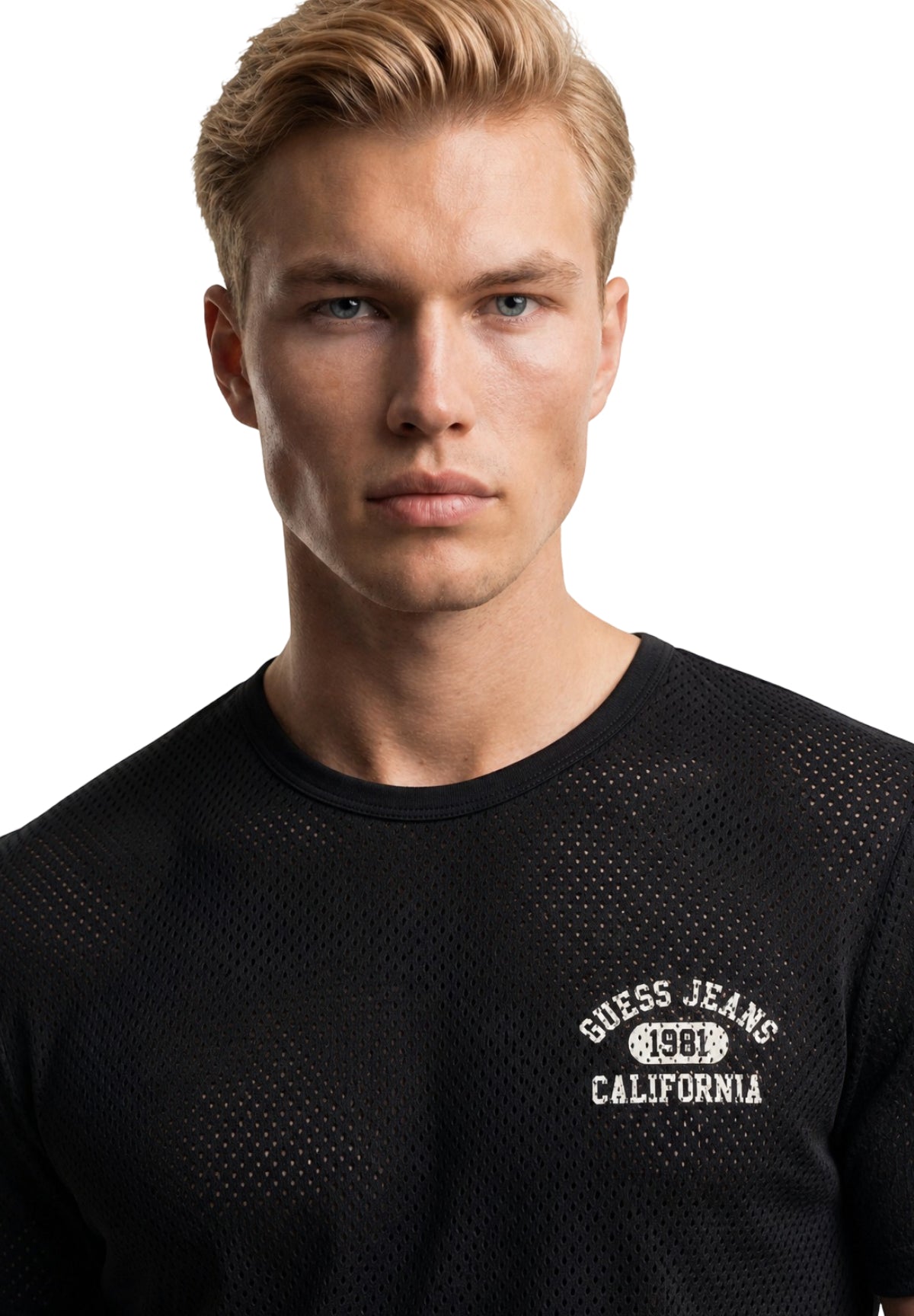 T-shirt a Maniche Lunghe Gj Ss Reg Fit Mesh Tee M6GPA1 Jet Black A996