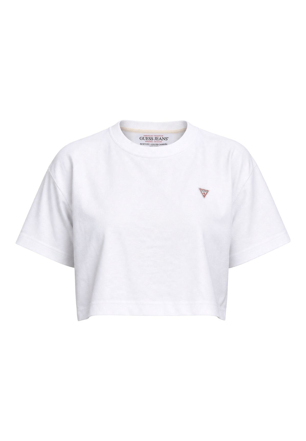 T-shirt a Maniche Corte Gj Ss Cn Boxy Mini Triang Tee W4YI05 Pure White