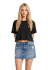 Guess Jeans T-shirt a Maniche Corte Gj Ss Cn Boxy Mini Triang Tee W4YI05 Jet Black A996