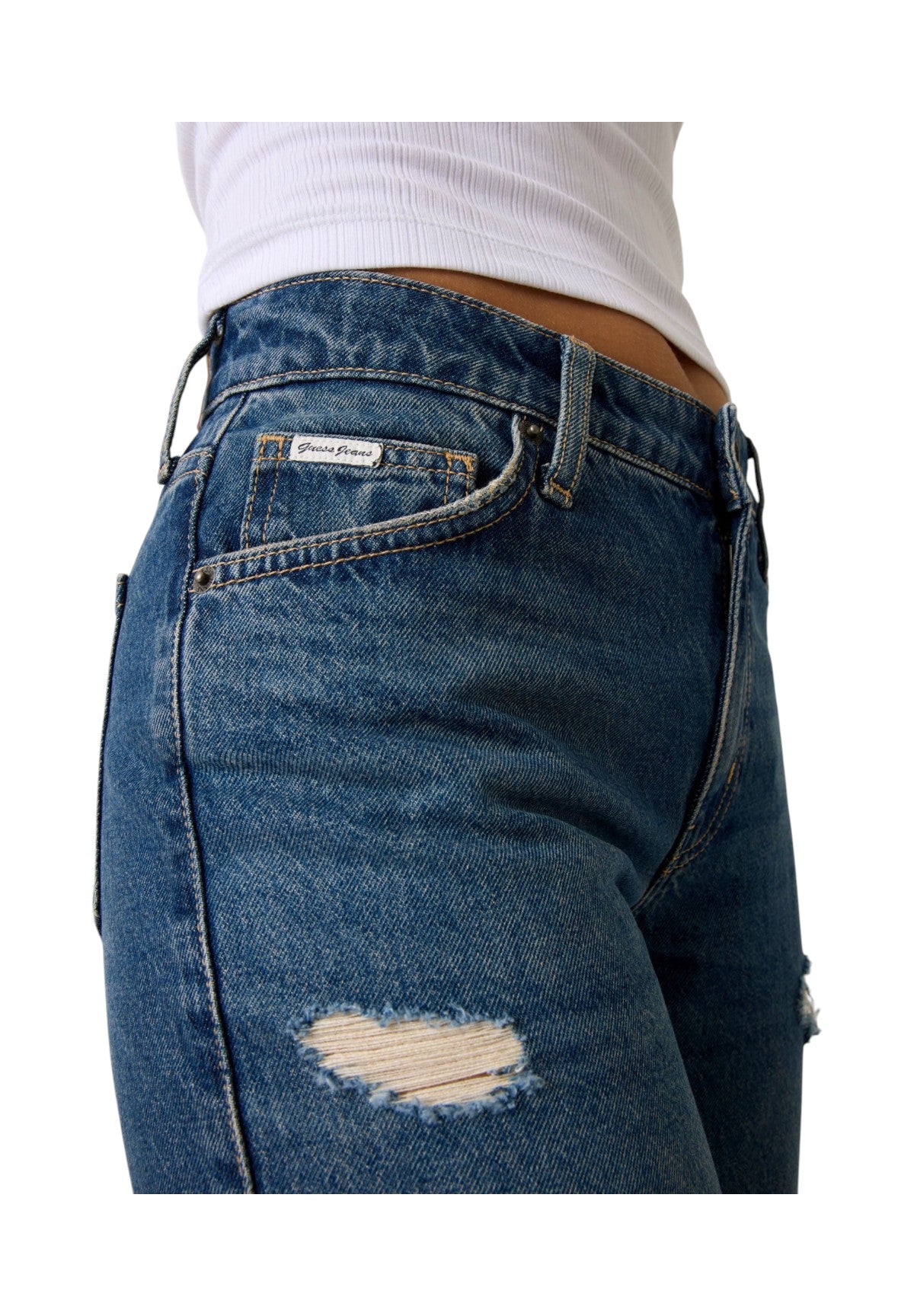 Jeans Gj G11 Wide Leg W5YA0Y In Aged Tinted Distr