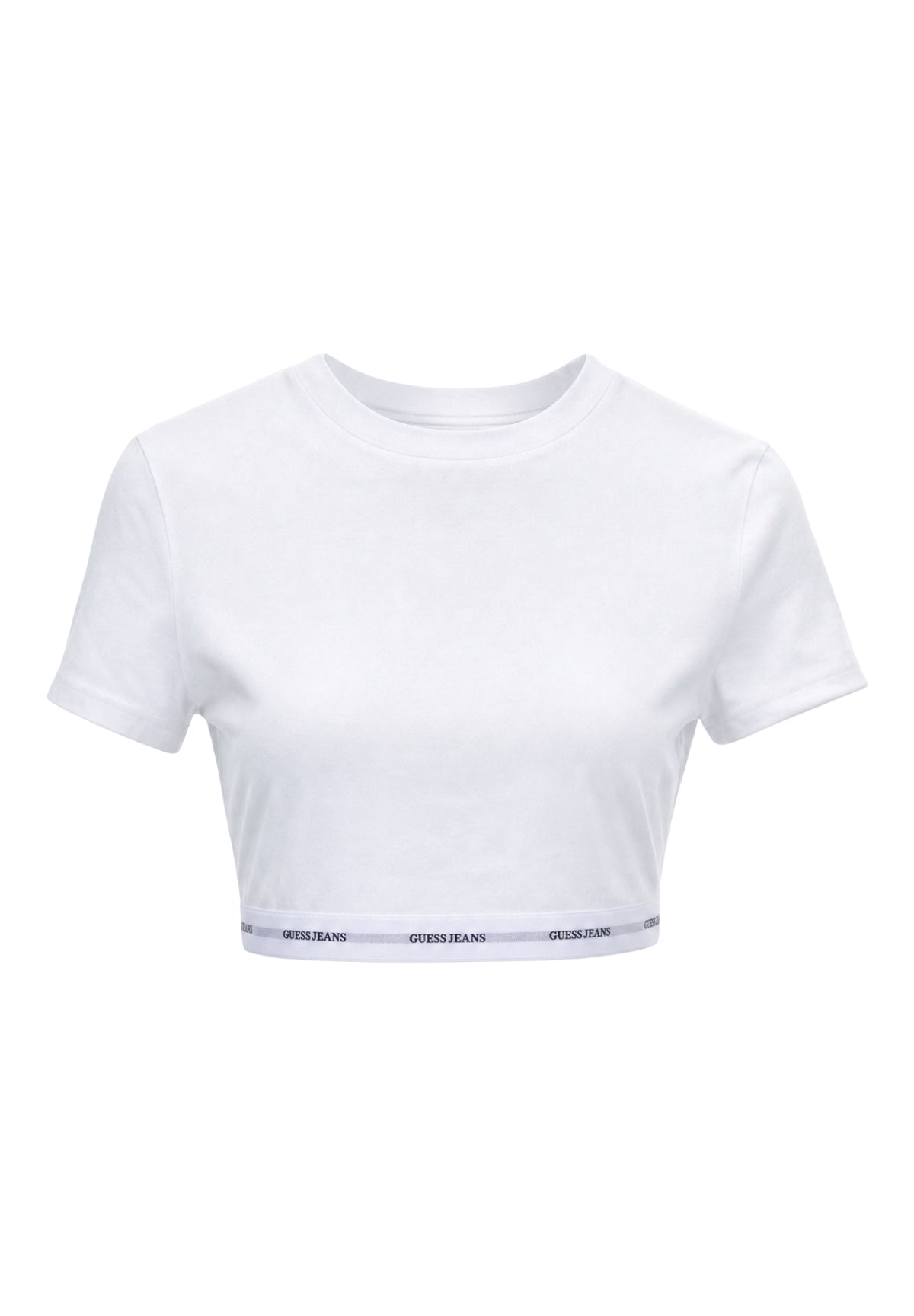 Top Gj Ss Crop Top W5YZ02 Pure White
