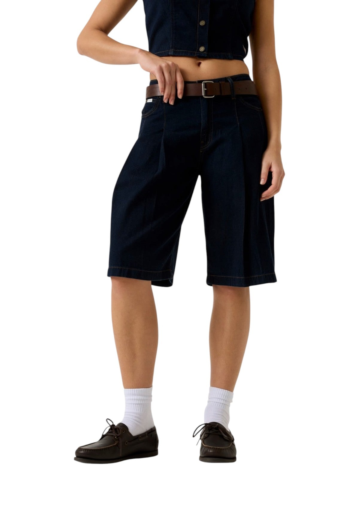 Shorts Gj Classic Pleated Bermuda W6GDY5 Gj Summer Vintage Da