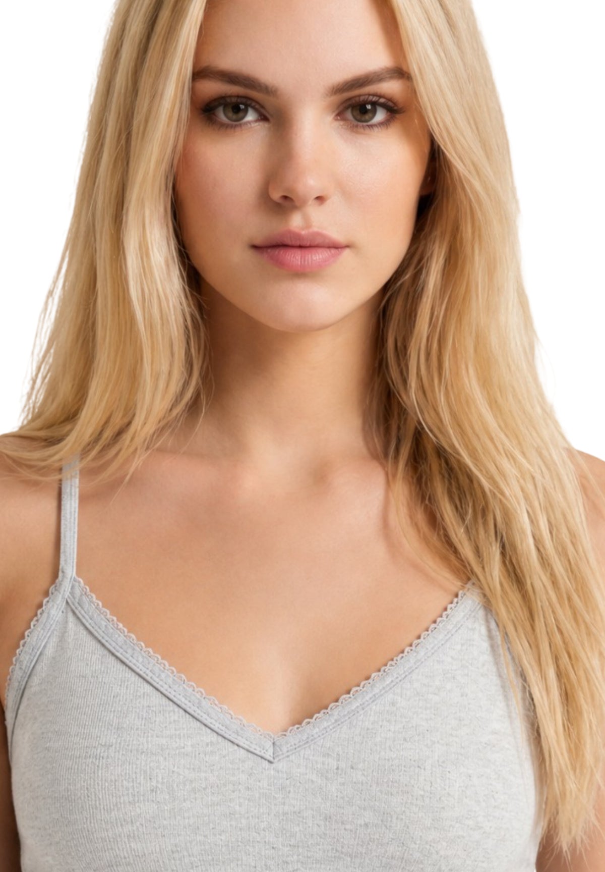 Top Gj Pointelle Cami W6GPB5 Gj Lt Grey Heather