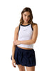 Guess Jeans Top Gj Embro Ringer Tank Top W6GPZ8 Jet Black A996