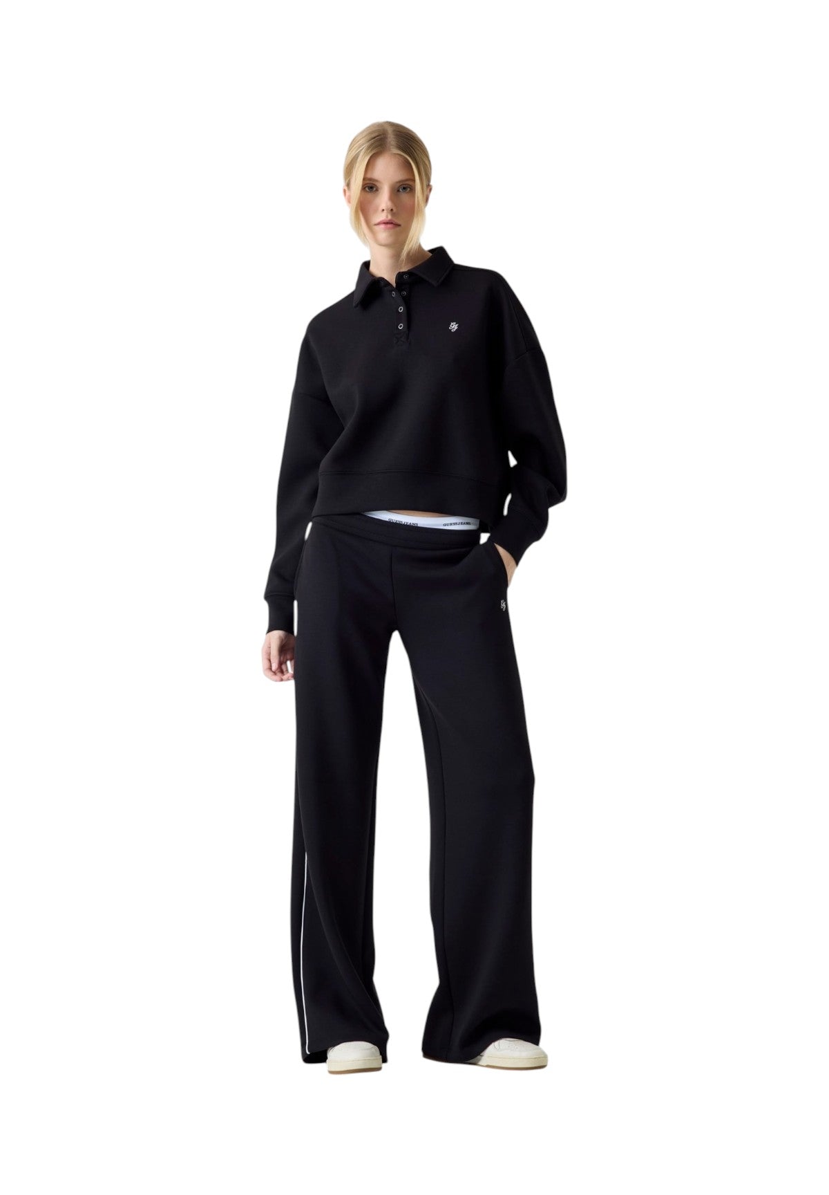 Pantaloni Tuta Gj Scuba Track Pant W6RB43 Jet Black A996