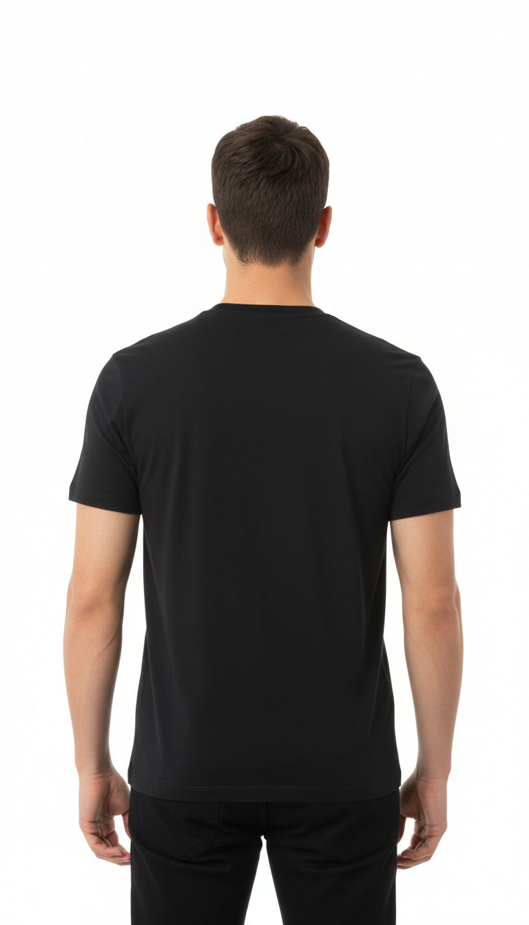 T-shirt a Maniche Corte Ss Bsc Quattro G Mist Tee M6GI27 Jet Black Multi