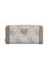 Guess Portafoglio Karnilla Logo Slg Lrg Zip Arnd SWOS99 Dark Taupe Logo
